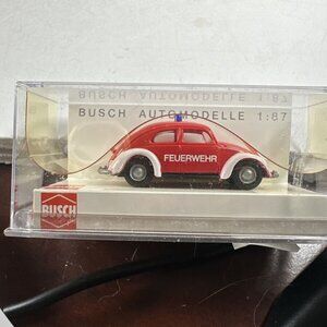 Busch HO 1:87 German Made Fire Vehicle